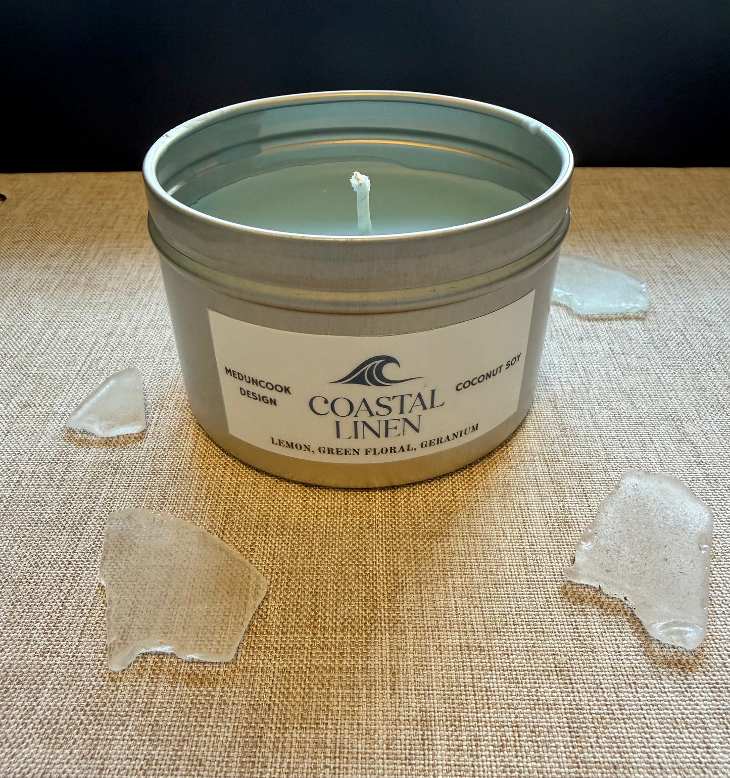 Coastal Linen Candle
