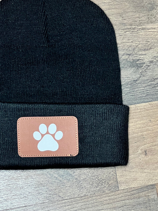 Paw Print Beanie