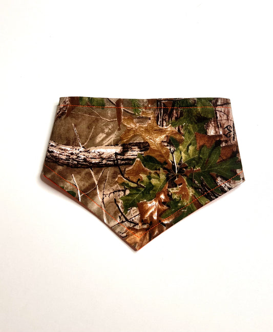 Camo/Orange Dog Bandana