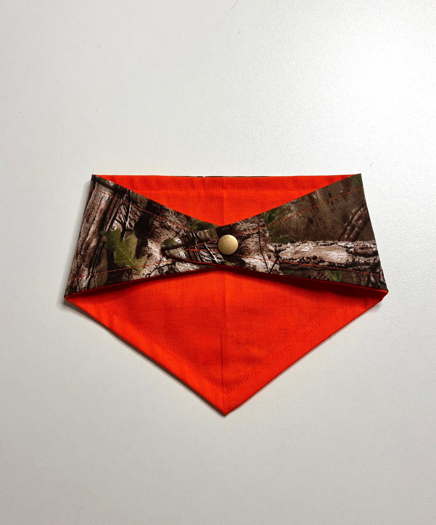 Camo/Orange Dog Bandana