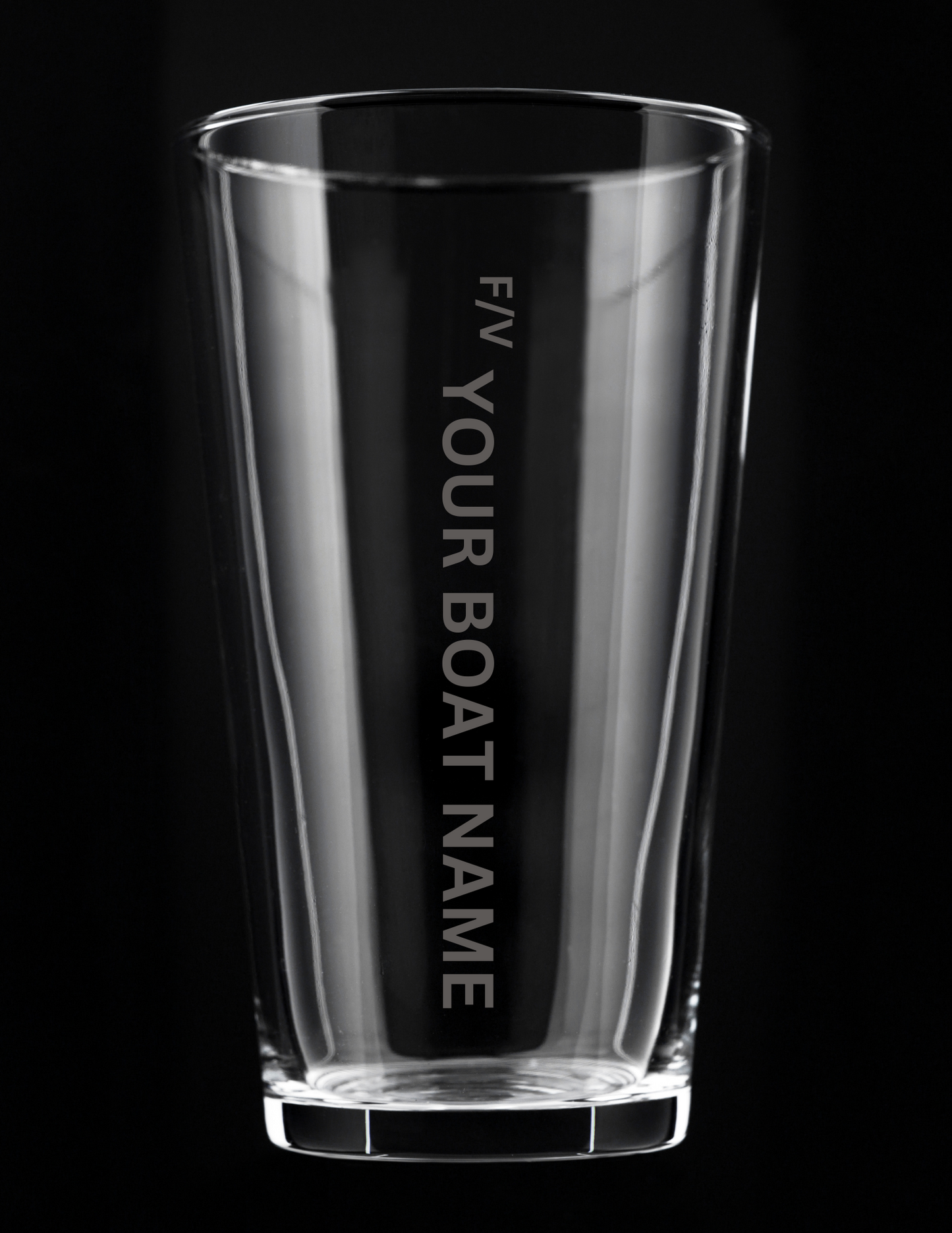 Custom Etched Pint Glass